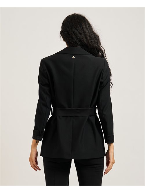 Blazer donna Silvian Heach monopetto con cintura SILVIAN HEACH | GPA25307GCBLACK
